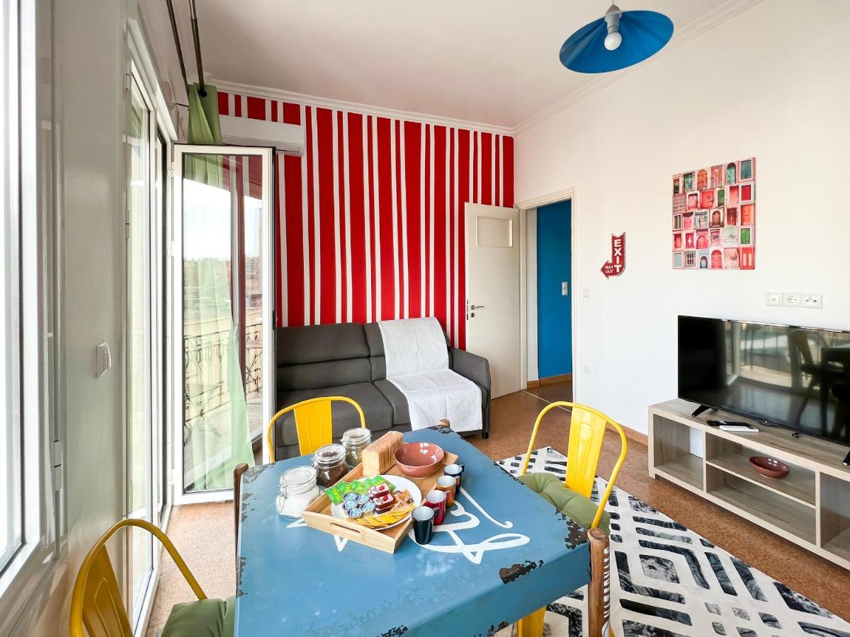 Soho Artsy 55Sqm Apt With Acropolis View Lägenhet Aten Exteriör bild